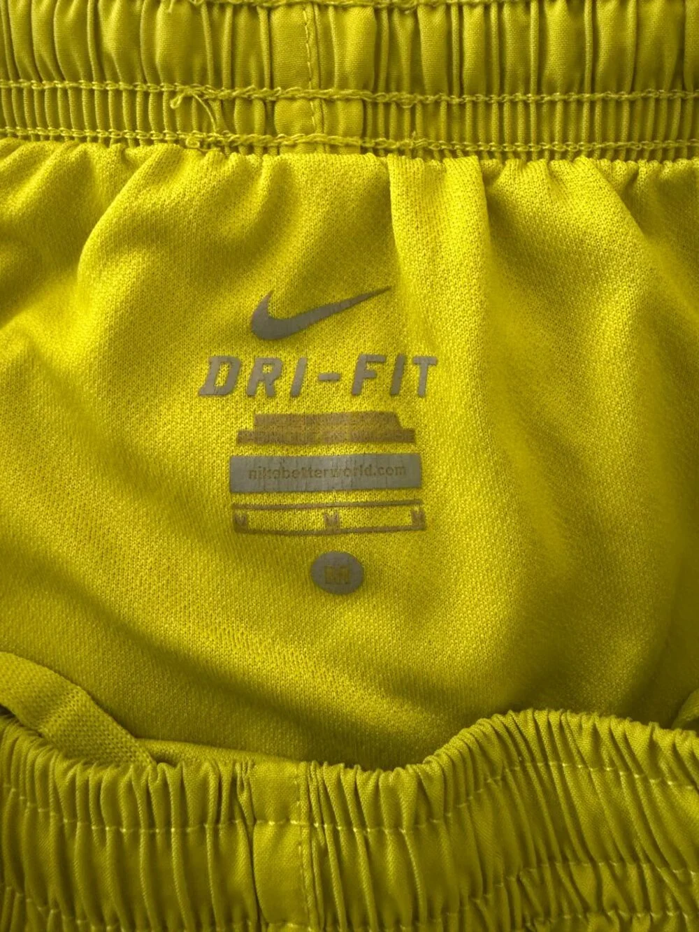 Women's Nike Dri-FIT Green and Pink Running Shorts